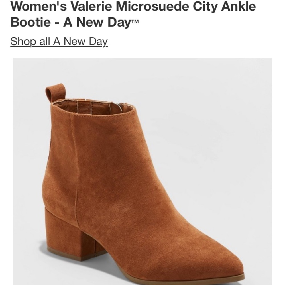 ISO target Microsuede Ankle Bootie